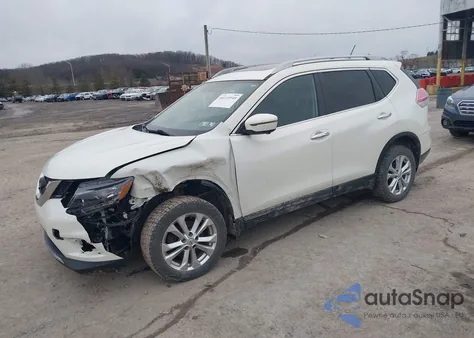 2016 Nissan Rogue Sv z USA, uszkodzony, nr VIN 5N1AT2MV3GC812538